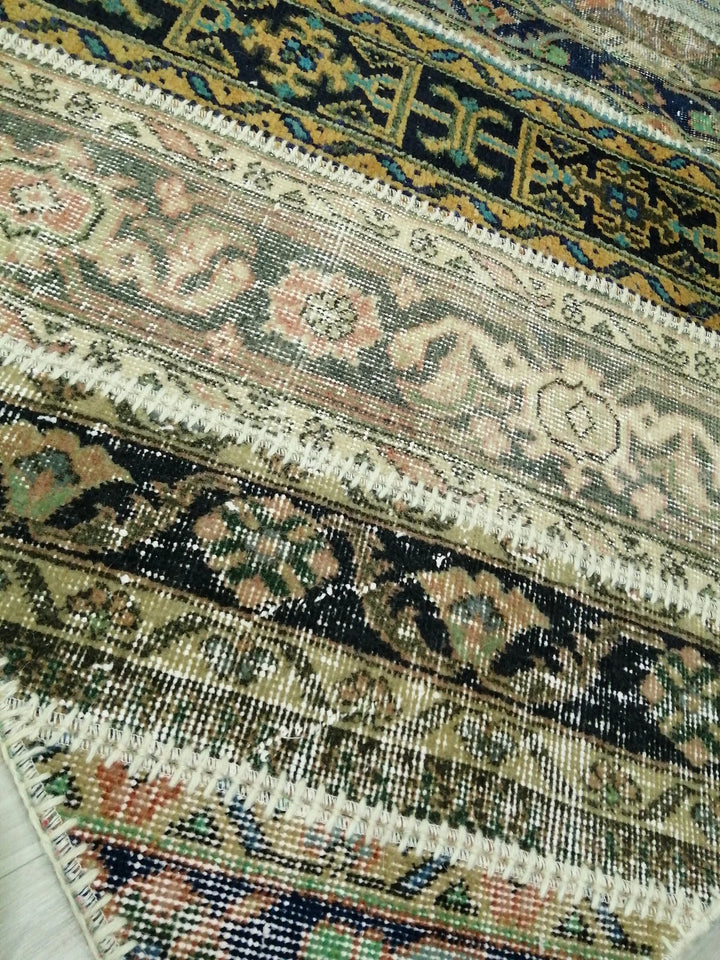 Rust Turkish Runner Rug 5' 7" x 7' 10" Hand-Knotted | No. WR53333
