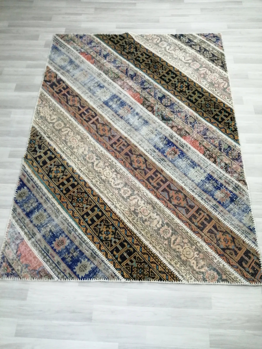 Rust Turkish Runner Rug 5' 7" x 7' 10" Hand-Knotted | No. WR53333