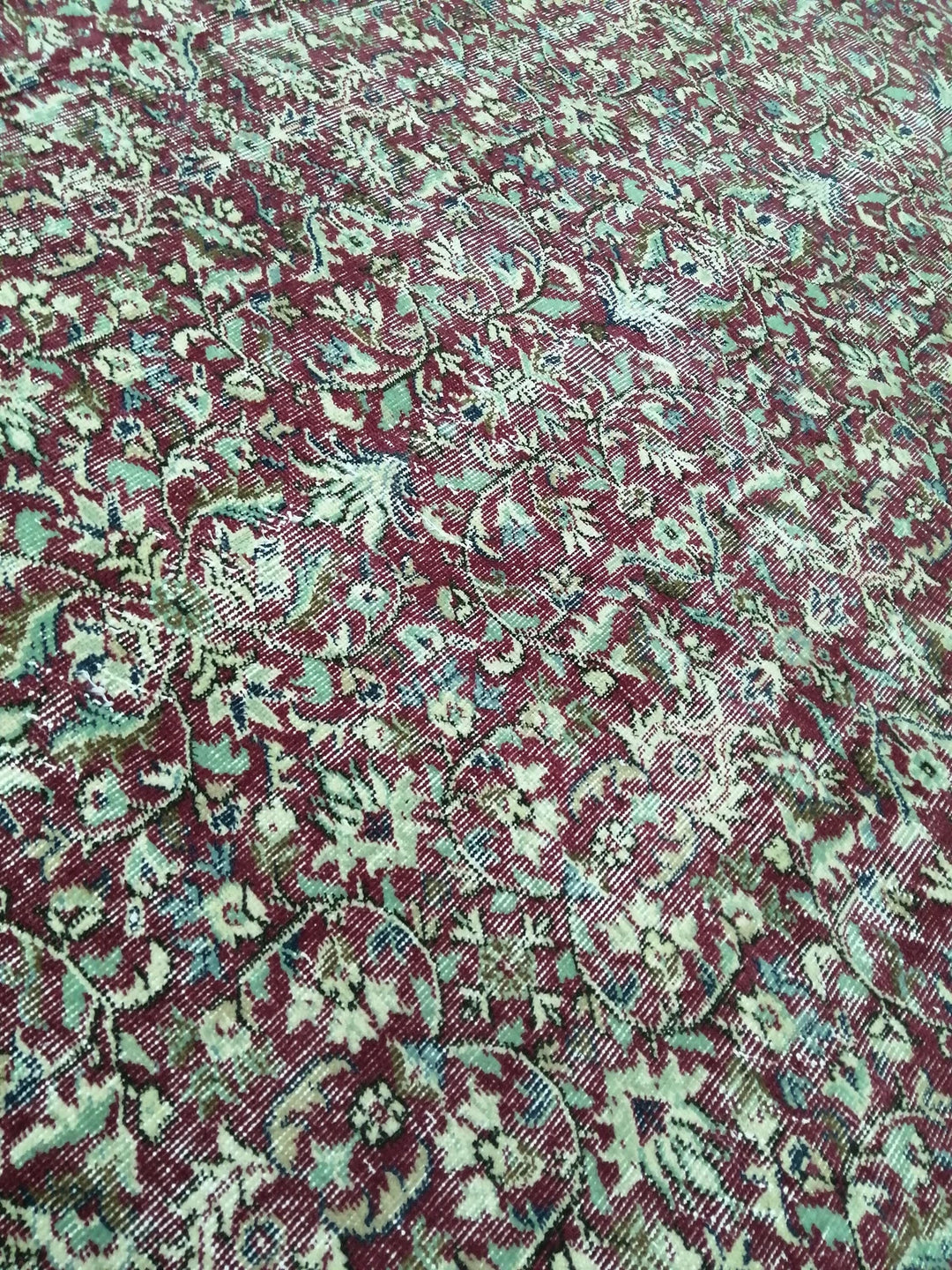 Tan Turkish Runner Rug 6' 9" x 9' 9" Hand-Knotted | No. WR53364