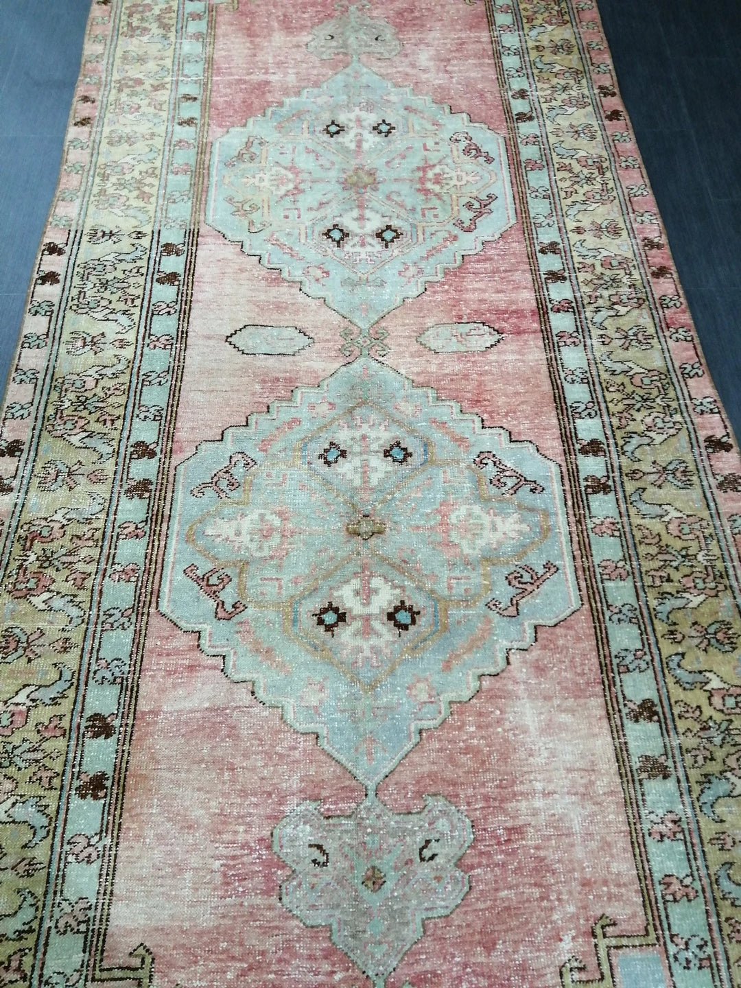 Turkish Runner Rug 4' 6" x 11' 11" Hand-Knotted | No. WR53852