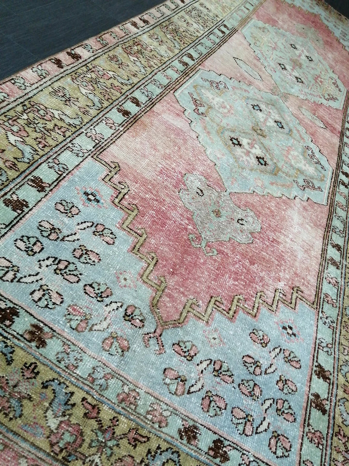 Turkish Runner Rug 4' 6" x 11' 11" Hand-Knotted | No. WR53852