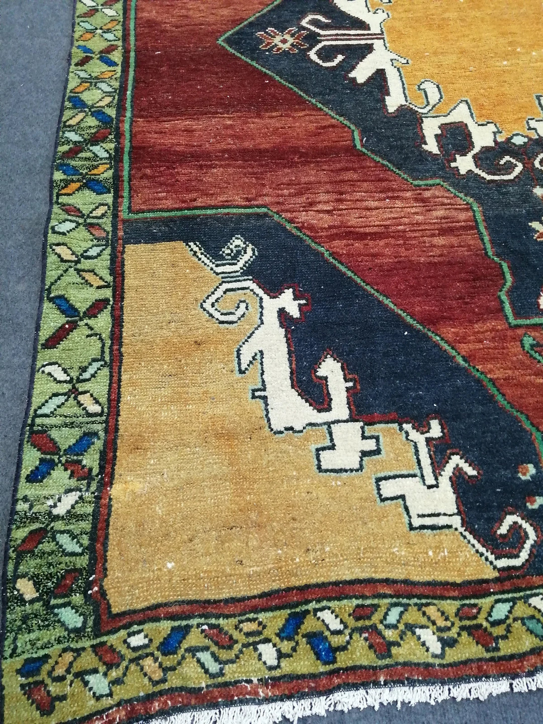 Rust Turkish Runner Rug 5' x 10' 8" Hand-Knotted | No. WR54840