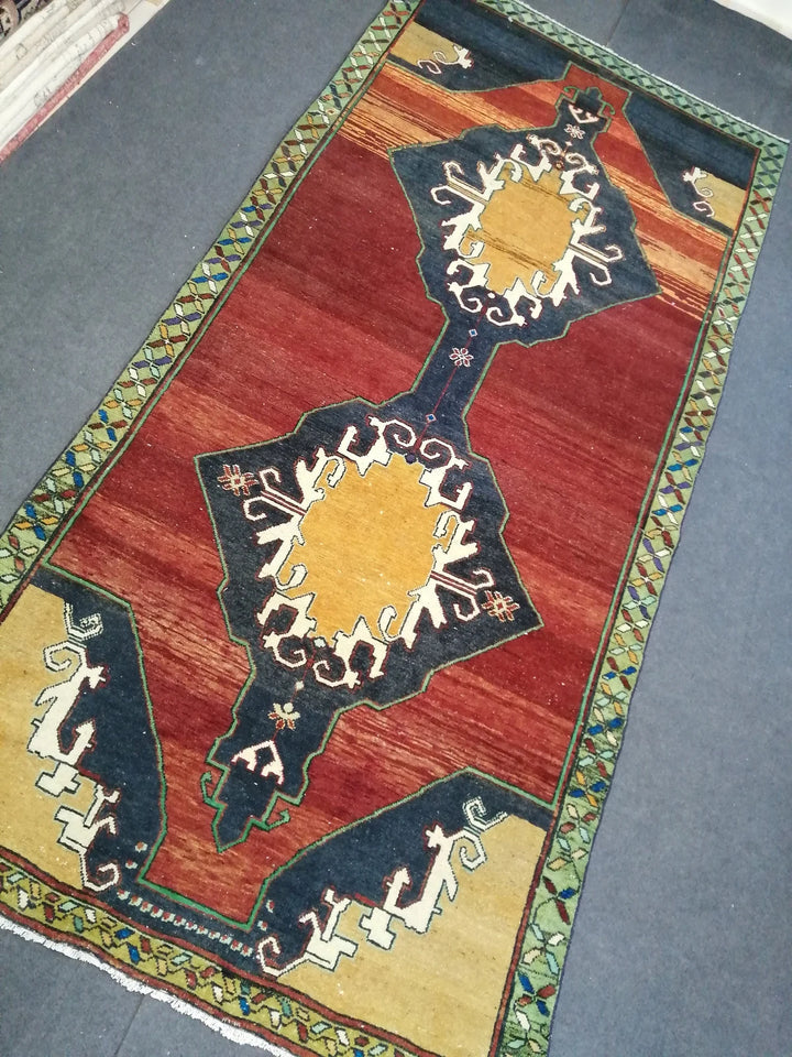 Rust Turkish Runner Rug 5' x 10' 8" Hand-Knotted | No. WR54840