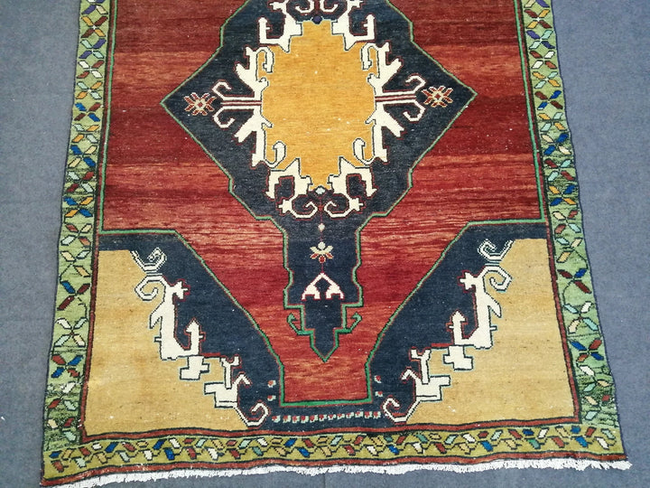 Rust Turkish Runner Rug 5' x 10' 8" Hand-Knotted | No. WR54840