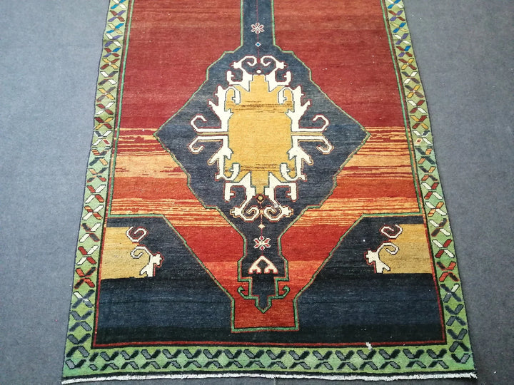Rust Turkish Runner Rug 5' x 10' 8" Hand-Knotted | No. WR54840