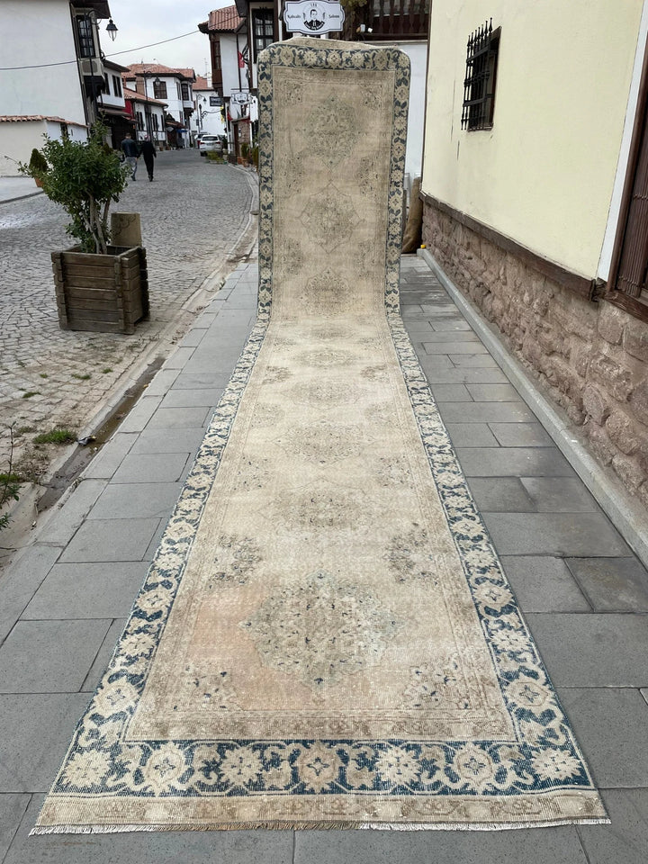 Muted Runner Rug 5' x 22' 4" - No. WR55037