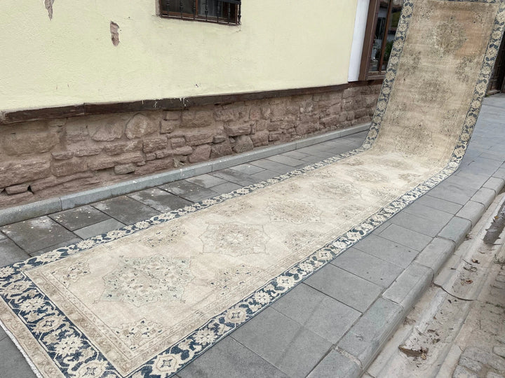 Muted Runner Rug 5' x 22' 4" - No. WR55037