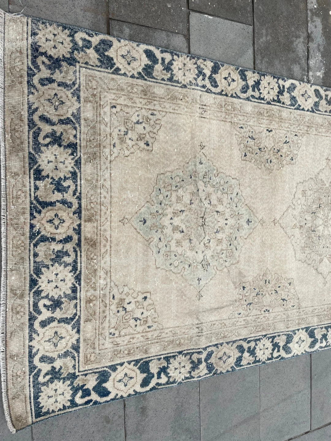 Muted Runner Rug 5' x 22' 4" - No. WR55037