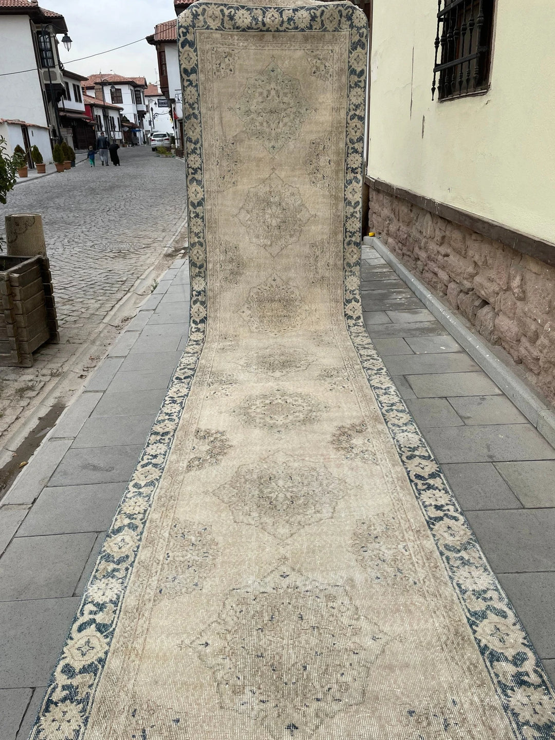 Muted Runner Rug 5' x 22' 4" - No. WR55037