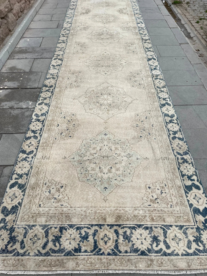 Muted Runner Rug 5' x 22' 4" - No. WR55037