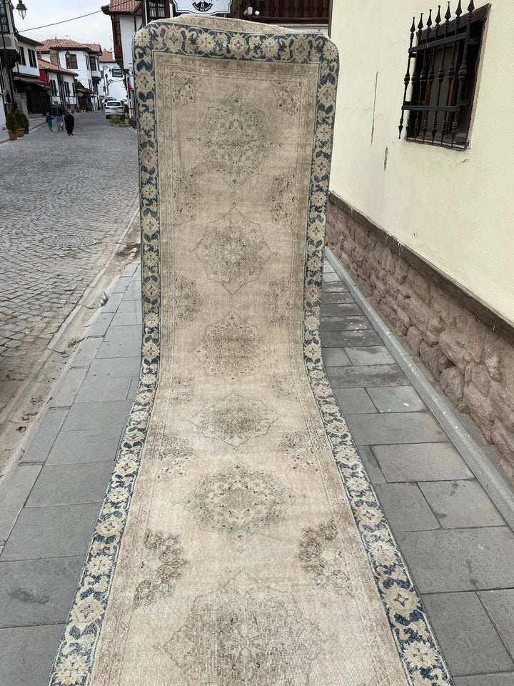 Muted Runner Rug 5' x 22' 4" - No. WR55037