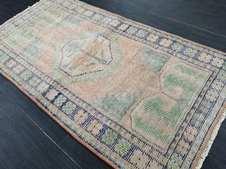 Rust Turkish Runner Rug 2' 6" x 4' 9" Hand-Knotted | No. WR55090