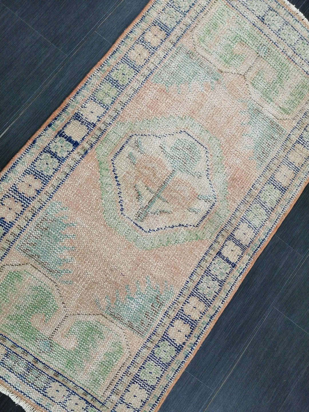Rust Turkish Runner Rug 2' 6" x 4' 9" Hand-Knotted | No. WR55090
