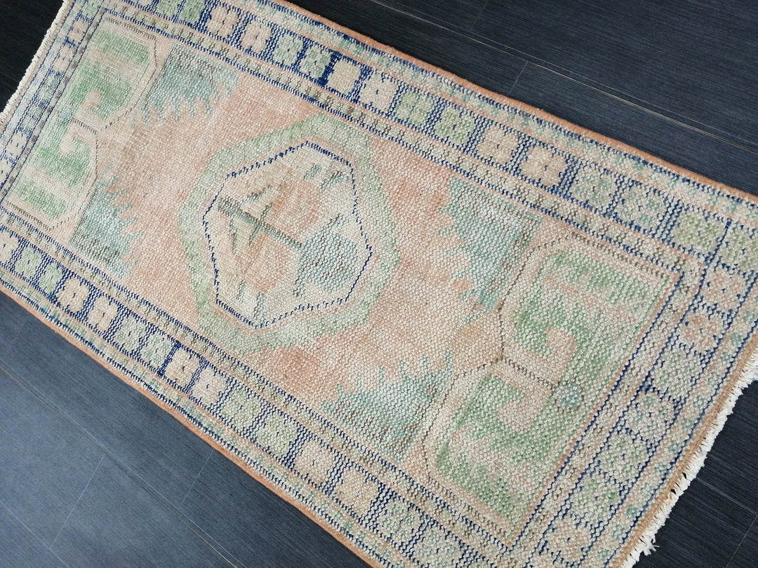Rust Turkish Runner Rug 2' 6" x 4' 9" Hand-Knotted | No. WR55090