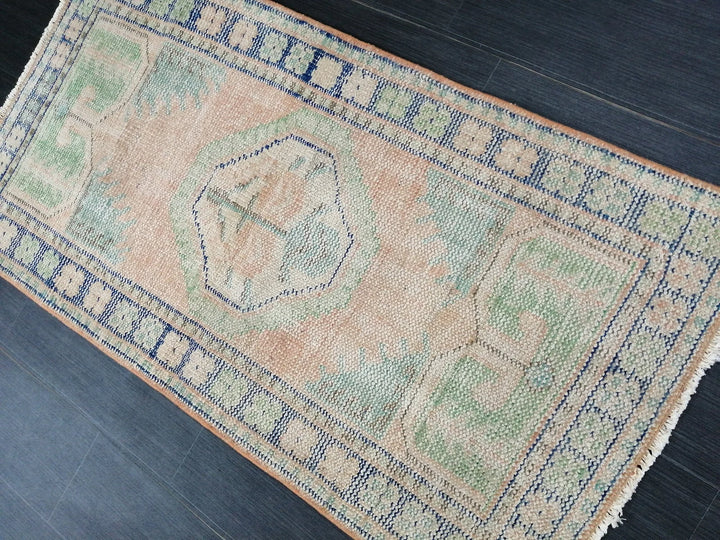 Rust Turkish Runner Rug 2' 6" x 4' 9" Hand-Knotted | No. WR55090
