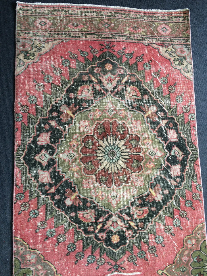 Turkish Runner Rug 3' x 12' Hand-Knotted | No. WR55255