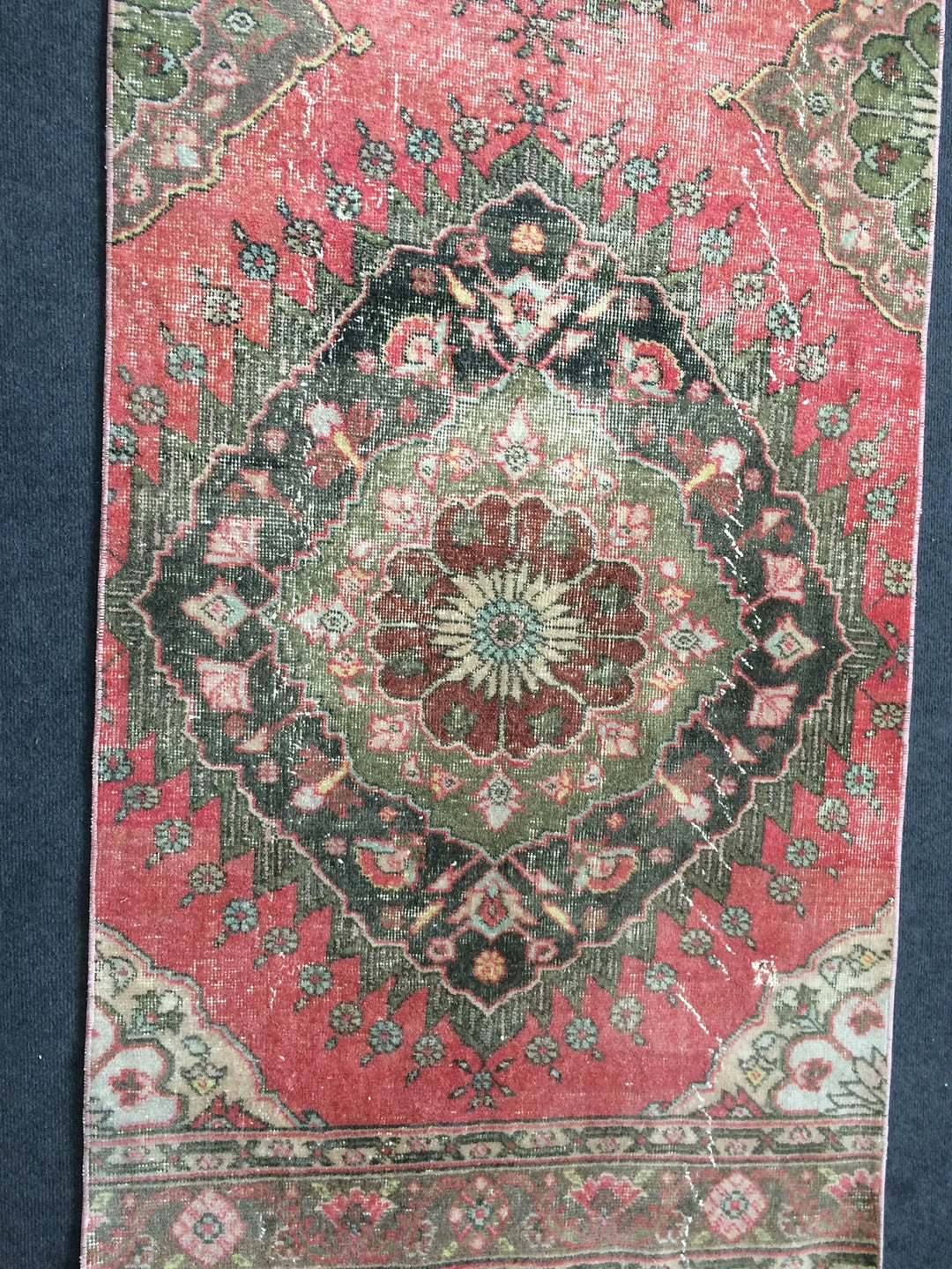 Turkish Runner Rug 3' x 12' Hand-Knotted | No. WR55255