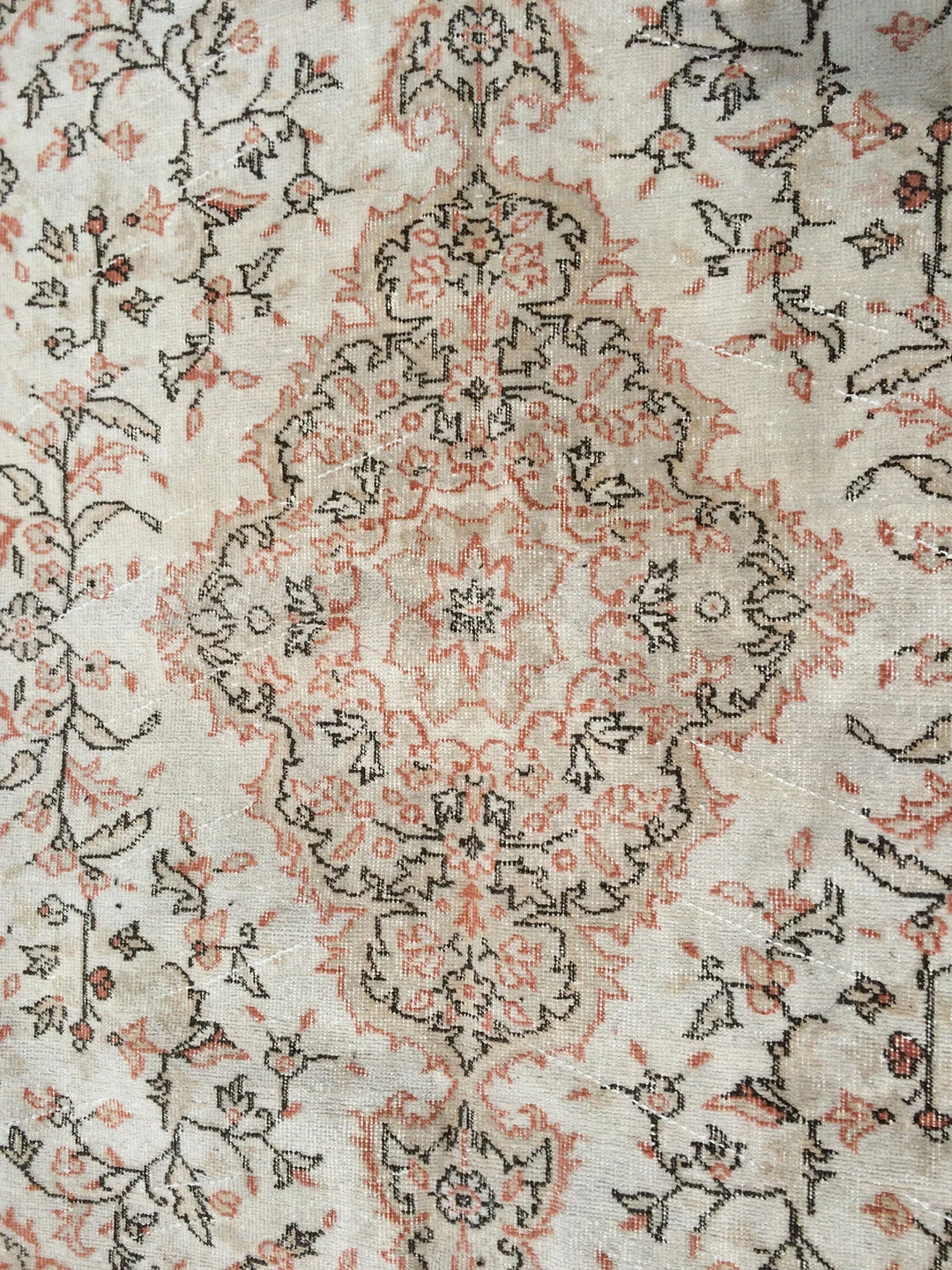 Beige Turkish Runner Rug 6' x 10' Hand-Knotted | No. WR55847