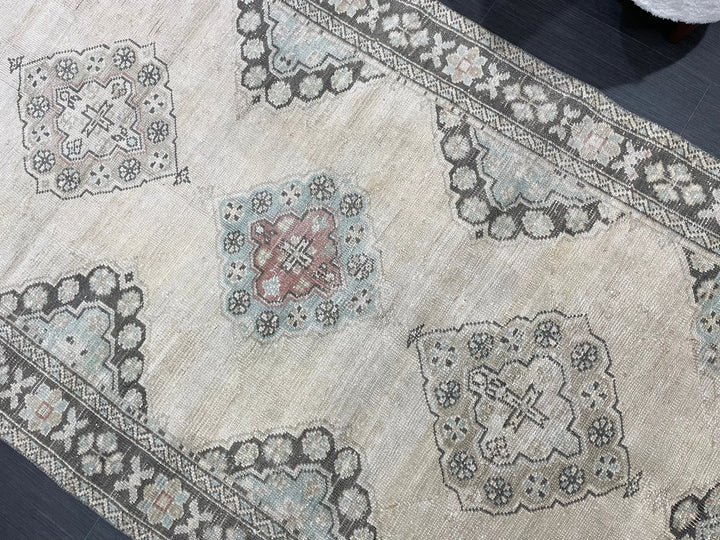 Turkish Runner Rug 4' 4" x 10' 4" Hand-Knotted | No. WR56676