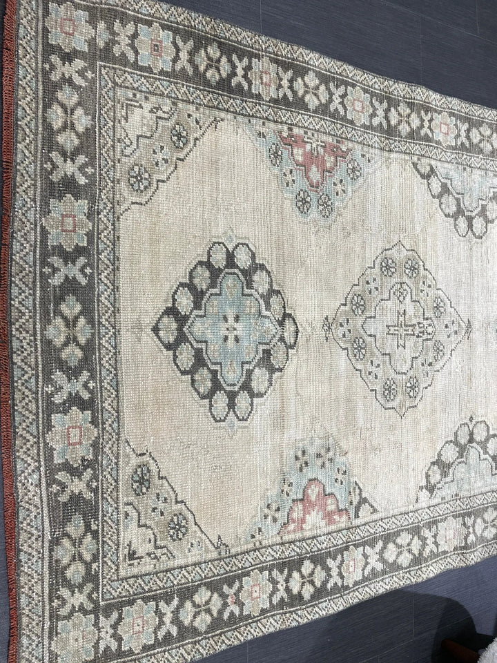 Turkish Runner Rug 4' 4" x 10' 4" Hand-Knotted | No. WR56676