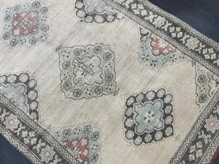 Turkish Runner Rug 4' 4" x 10' 4" Hand-Knotted | No. WR56676