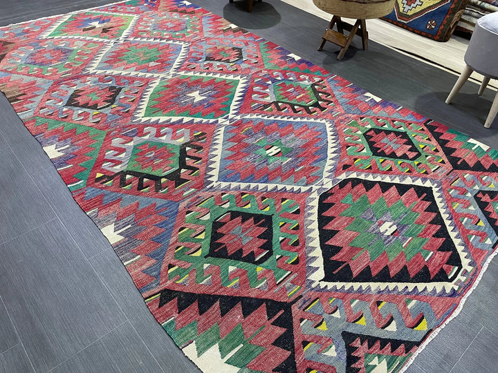 Rust Turkish Runner Rug 5' 1" x 9' 4" Hand-Knotted | No. WR56776