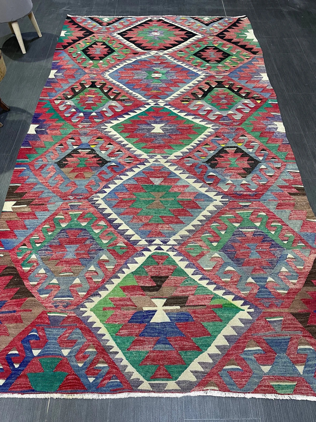 Rust Turkish Runner Rug 5' 1" x 9' 4" Hand-Knotted | No. WR56776