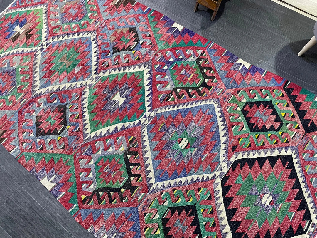 Rust Turkish Runner Rug 5' 1" x 9' 4" Hand-Knotted | No. WR56776