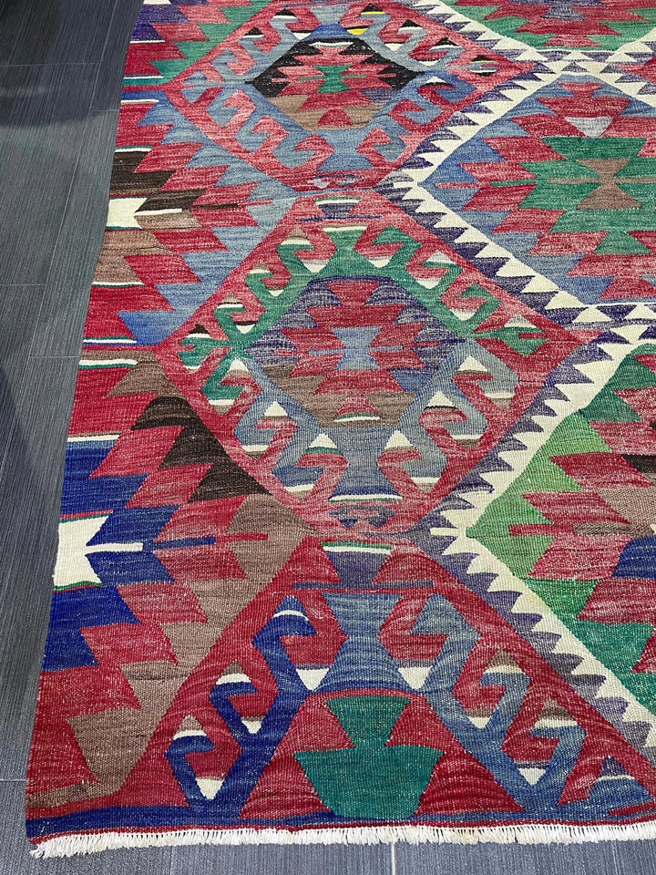 Rust Turkish Runner Rug 5' 1" x 9' 4" Hand-Knotted | No. WR56776