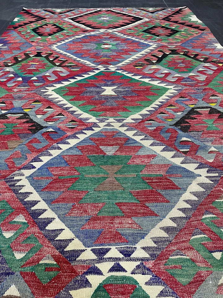 Rust Turkish Runner Rug 5' 1" x 9' 4" Hand-Knotted | No. WR56776