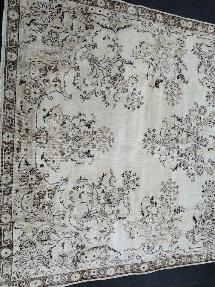Rust Turkish Runner Rug 6' 6" x 10' 4" Hand-Knotted | No. WR57339
