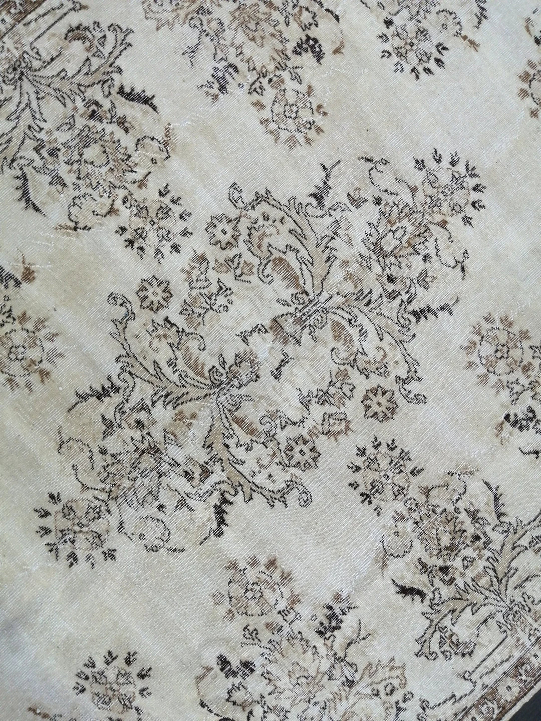Rust Turkish Runner Rug 6' 6" x 10' 4" Hand-Knotted | No. WR57339