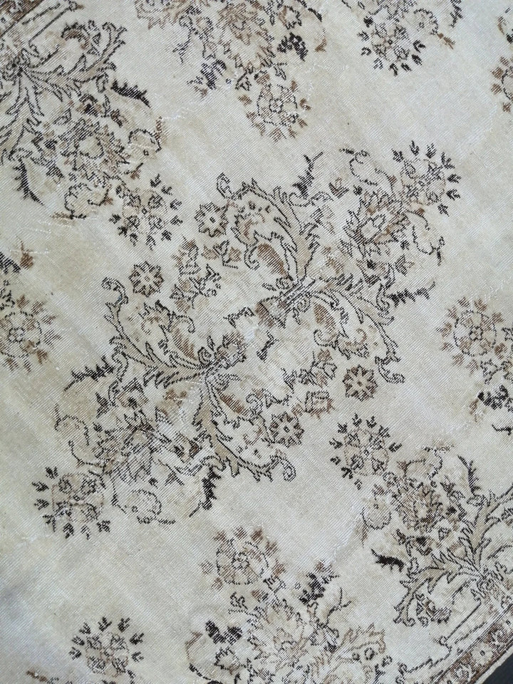Rust Turkish Runner Rug 6' 6" x 10' 4" Hand-Knotted | No. WR57339