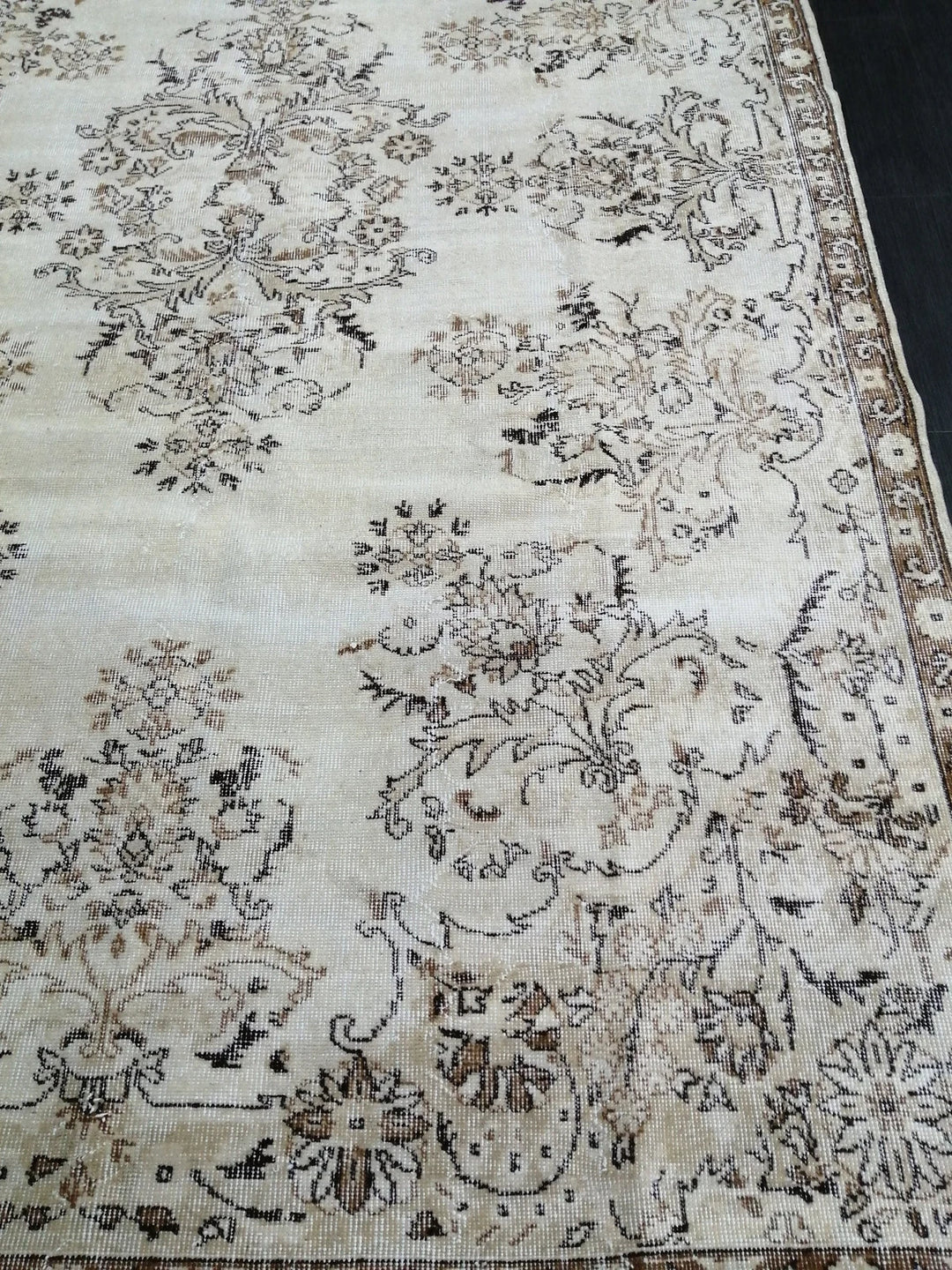 Rust Turkish Runner Rug 6' 6" x 10' 4" Hand-Knotted | No. WR57339