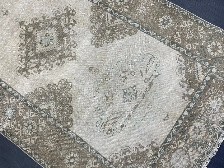 Navy Turkish Runner Rug 5' 1" x 12' 4" Hand-Knotted | No. WR58464