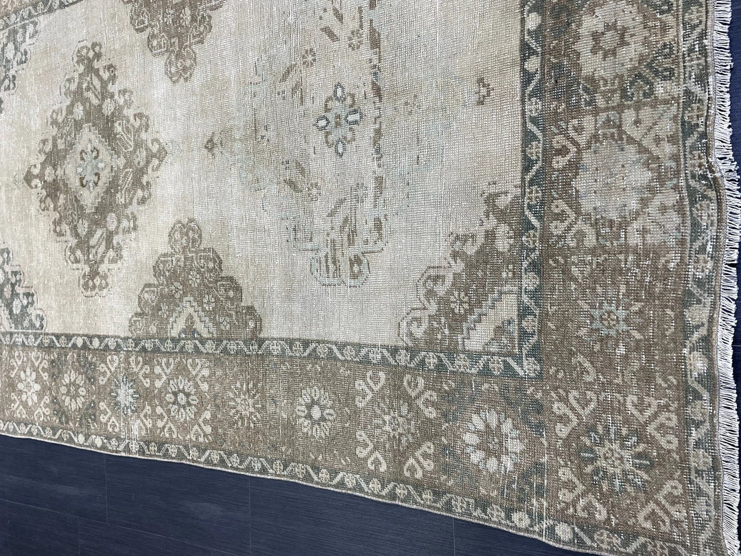 Navy Turkish Runner Rug 5' 1" x 12' 4" Hand-Knotted | No. WR58464