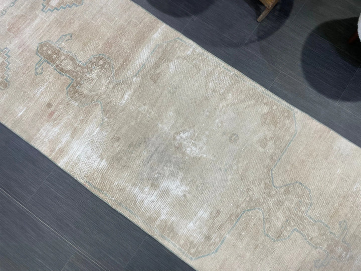 Pink Turkish Runner Rug 2' 8" x 8' 2" Hand-Knotted | No. WR58654