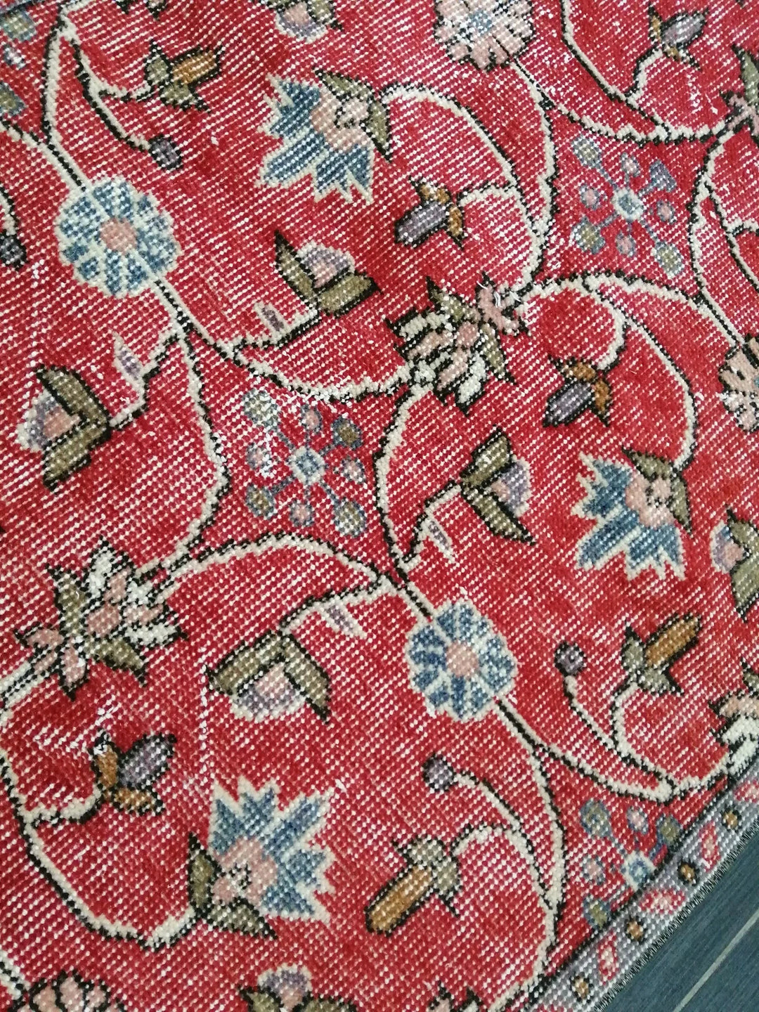 Beige Turkish Runner Rug 2' 6" x 6' 4" Hand-Knotted | No. WR58903