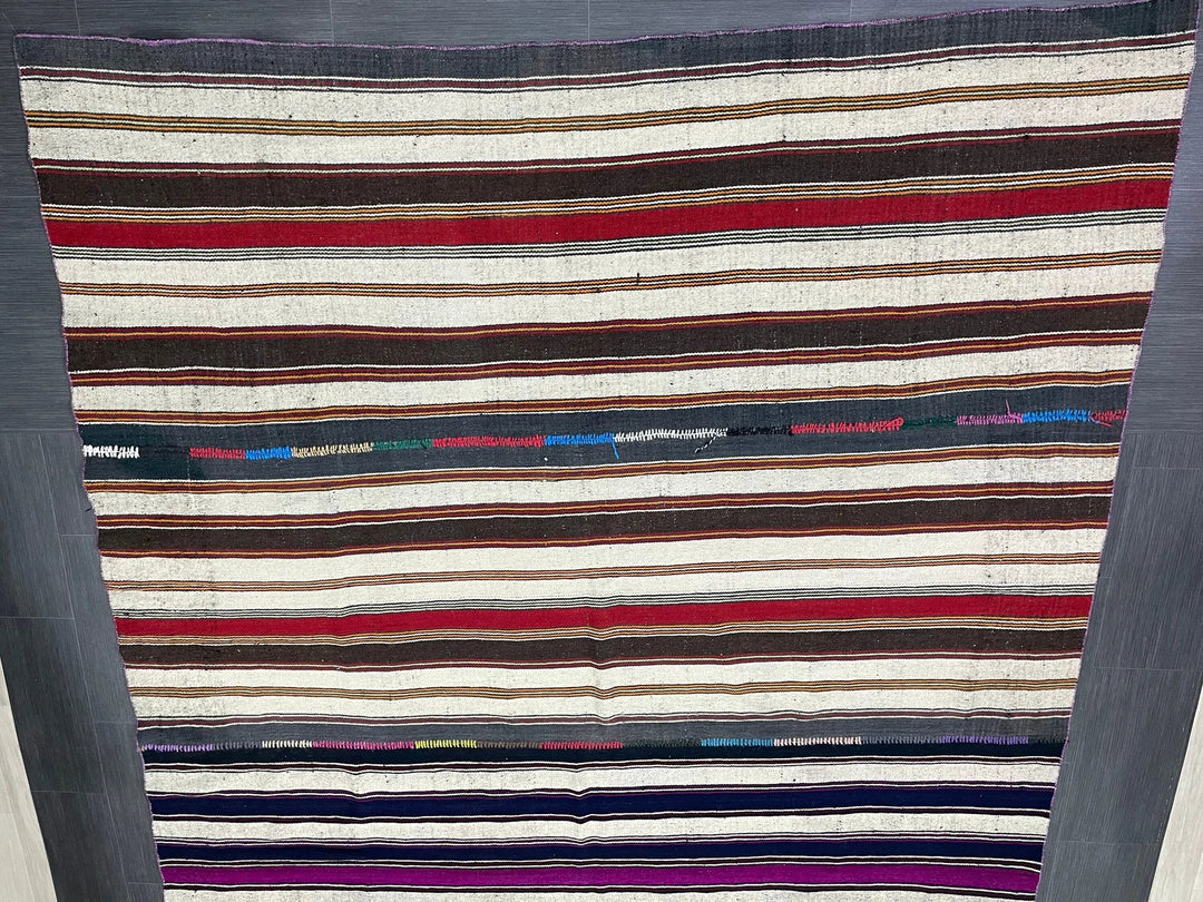 Rust Turkish Runner Rug 7' 6" x 15' 5" Hand-Knotted | No. WR59114