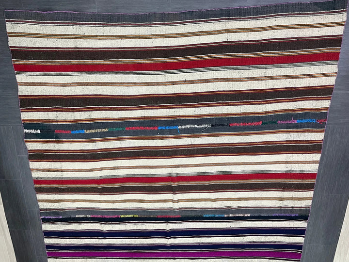 Rust Turkish Runner Rug 7' 6" x 15' 5" Hand-Knotted | No. WR59114