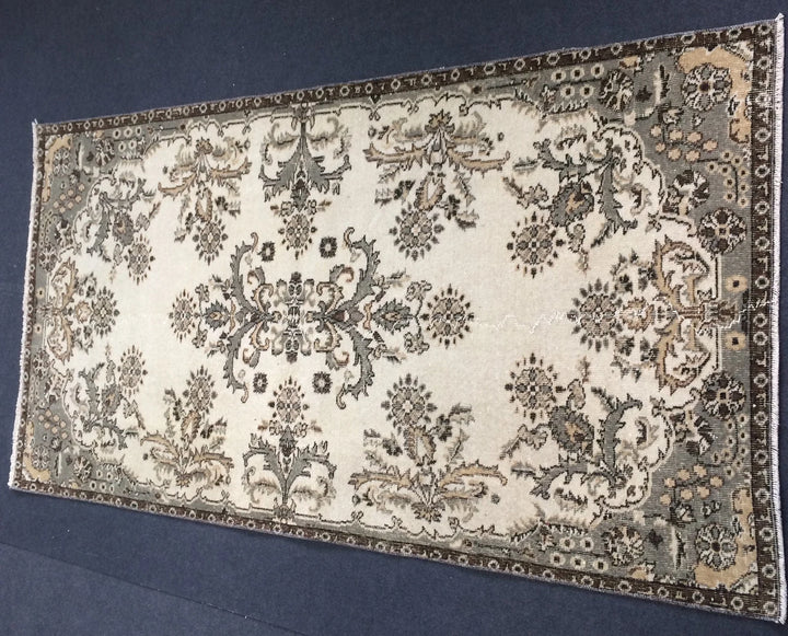 Red Turkish Oushak Runner Rug Hand-Knotted | No. WR59245