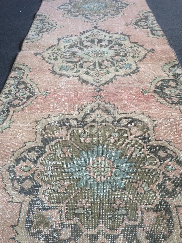 Turkish Runner Rug 2' 8" x 11' 4" Hand-Knotted | No. WR59397