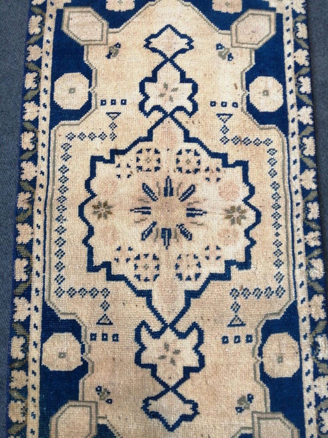 Turkish Oushak Runner Rug 2'8" x 9'9" Hand-Knotted | No. WR59446