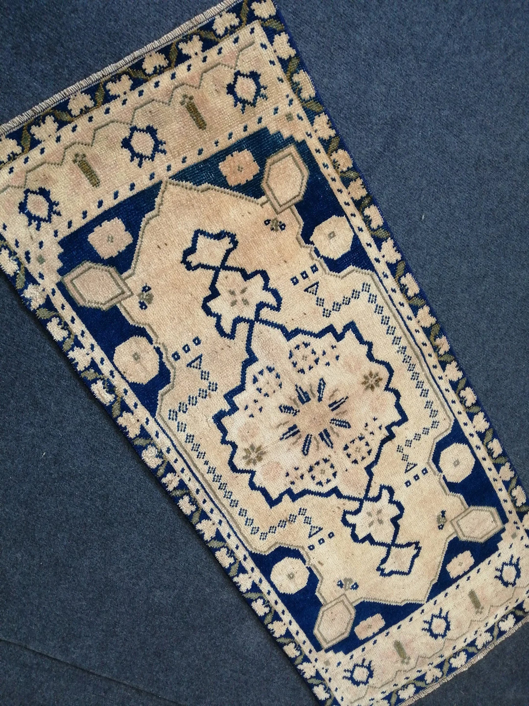 Turkish Oushak Runner Rug 2'8" x 9'9" Hand-Knotted | No. WR59446