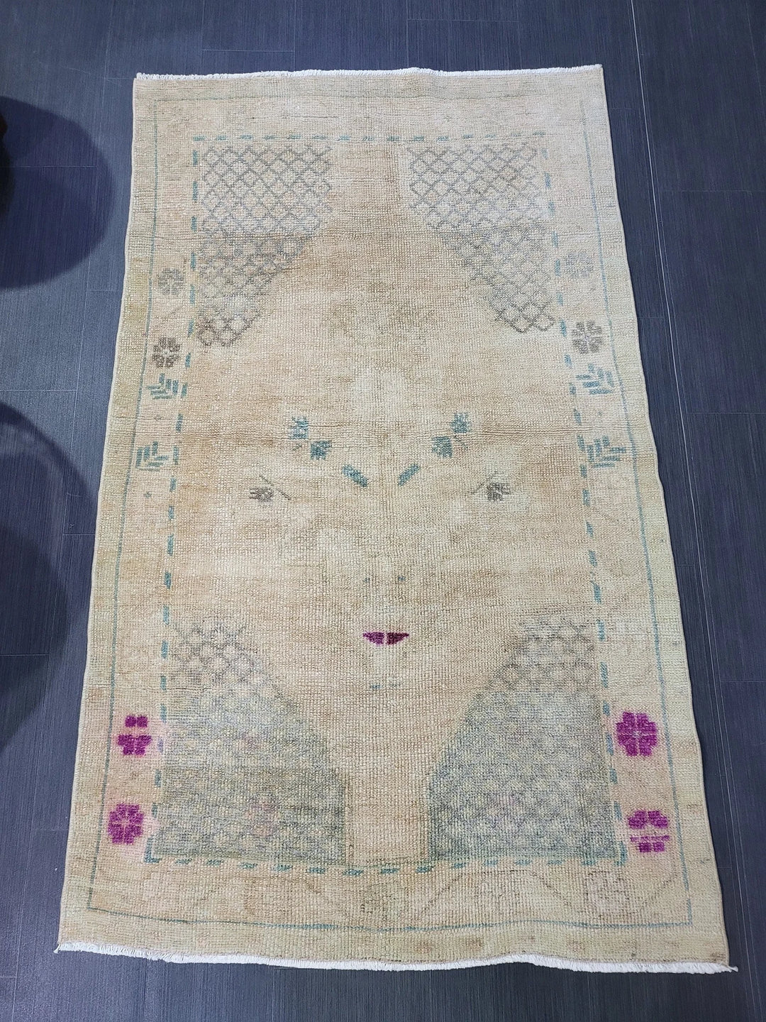 Rust Turkish Runner Rug 3' 4" x 5' 8" Hand-Knotted | No. WR59593