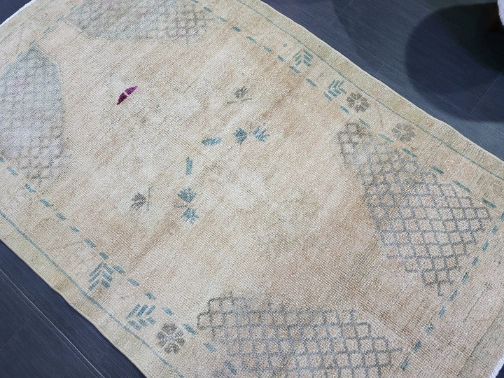 Rust Turkish Runner Rug 3' 4" x 5' 8" Hand-Knotted | No. WR59593