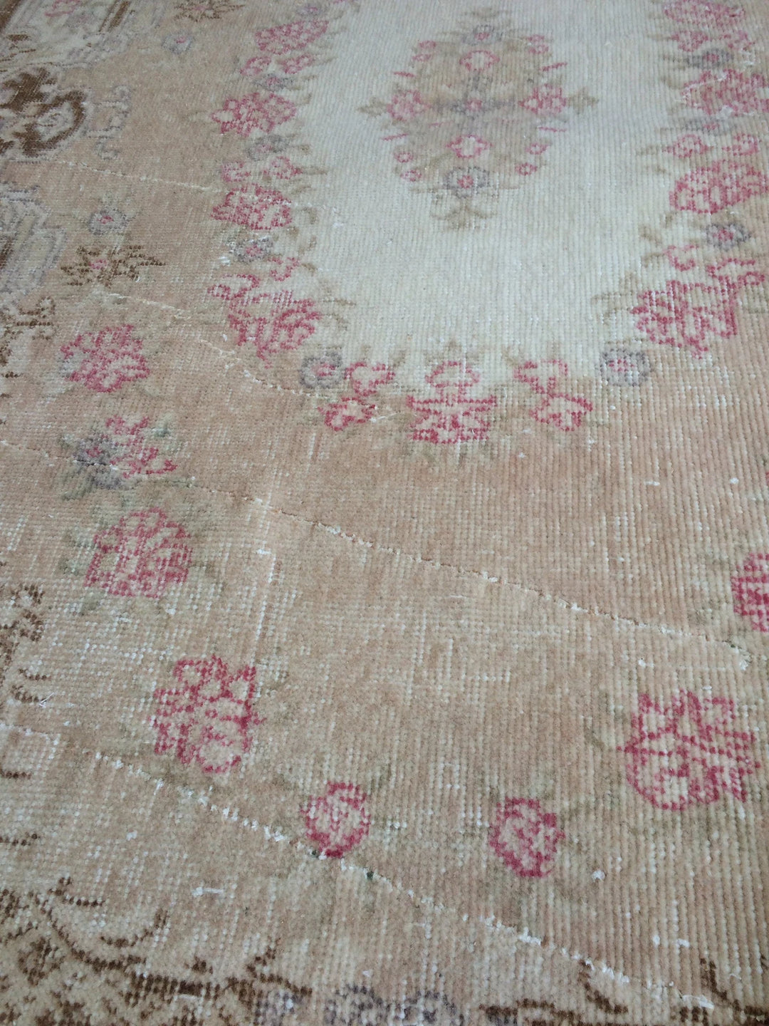 Rust Turkish Runner Rug 4' x 7' Hand-Knotted | No. WR59679