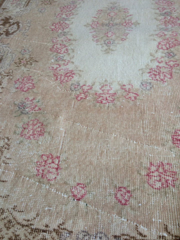 Rust Turkish Runner Rug 4' x 7' Hand-Knotted | No. WR59679