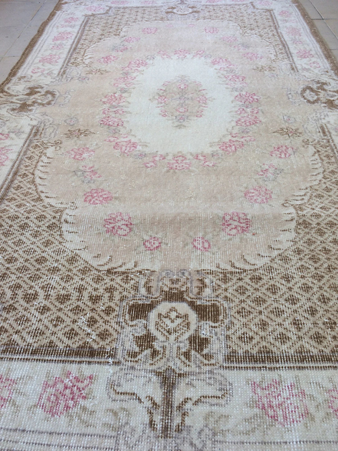 Rust Turkish Runner Rug 4' x 7' Hand-Knotted | No. WR59679