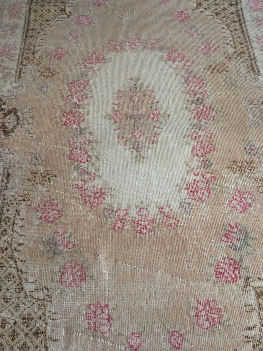 Rust Turkish Runner Rug 4' x 7' Hand-Knotted | No. WR59679